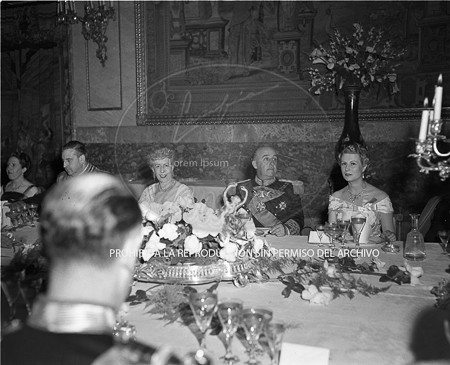 Visita del Presidente de Portugal a España, 1953