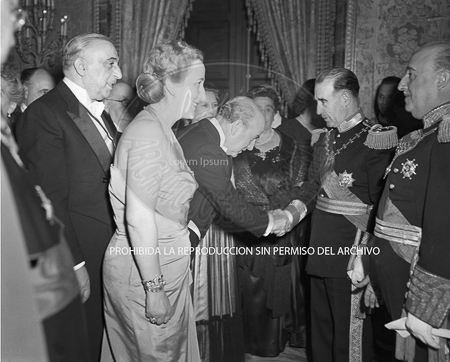 Visita del Presidente de Portugal a España, 1953