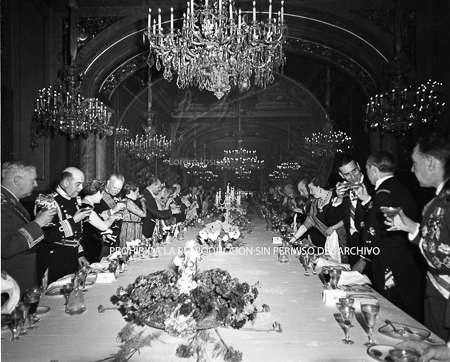 Visita del Presidente de Portugal a España, 1953