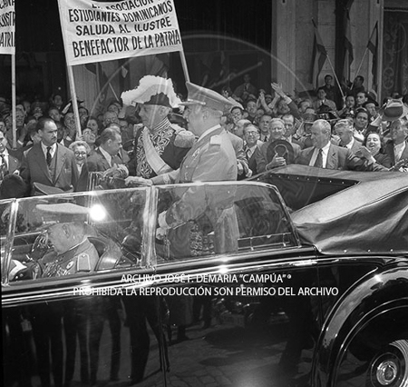 Visita del Presidente Trujillo.