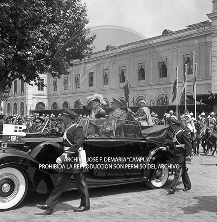Visita del Presidente Trujillo.