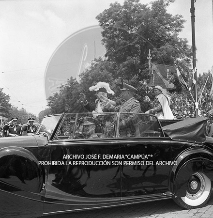 Visita del Presidente Trujillo.