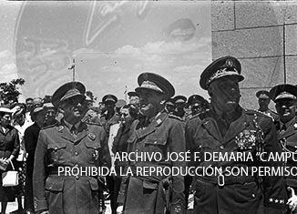 Visita del Presidente Trujillo.