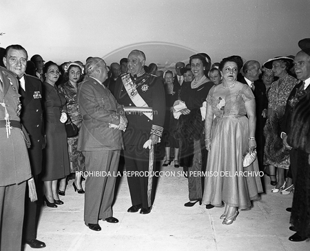 Visita del Presidente Trujillo.