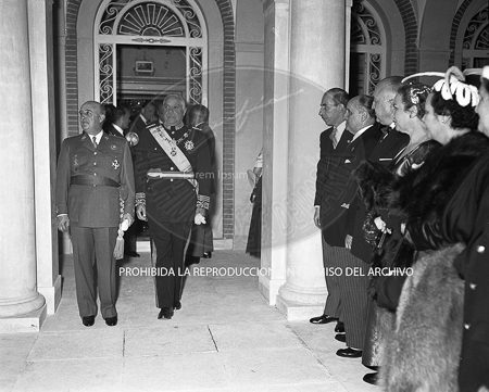 Visita del Presidente Trujillo.