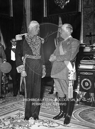 Visita del Presidente Trujillo.