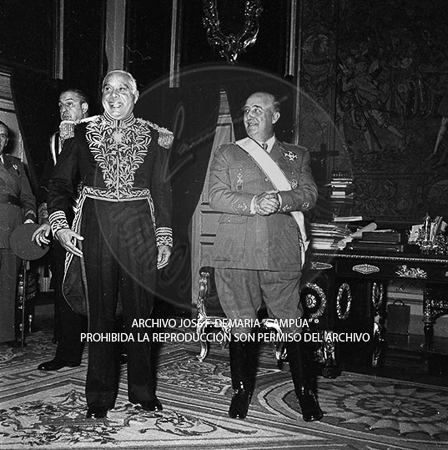 Visita del Presidente Trujillo.