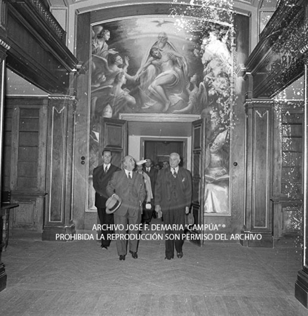 Visita del Presidente Trujillo.