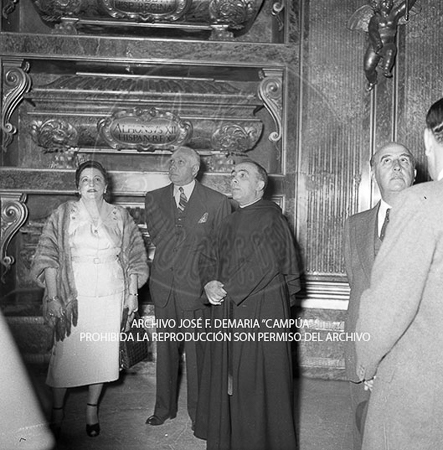 Visita del Presidente Trujillo.