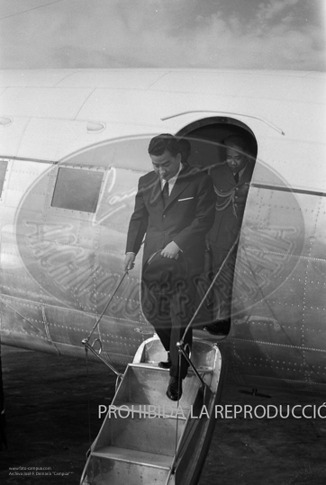 llegada a España de Norodon Sihanuk