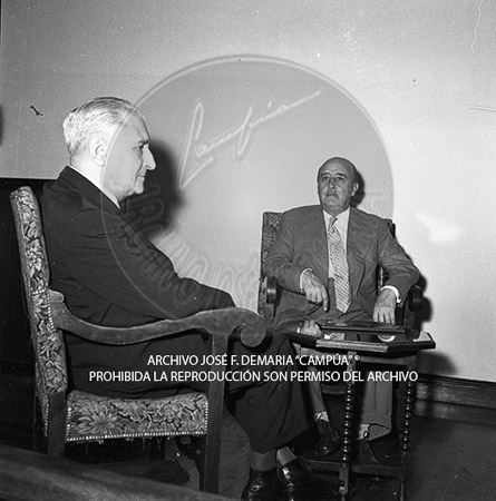 Visita del <presidente de Portugal a España, 1957