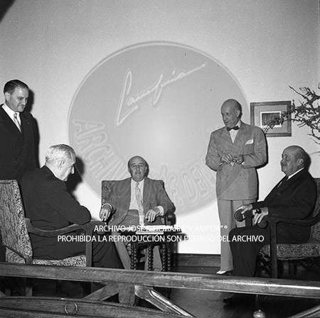 Visita del <presidente de Portugal a España, 1957