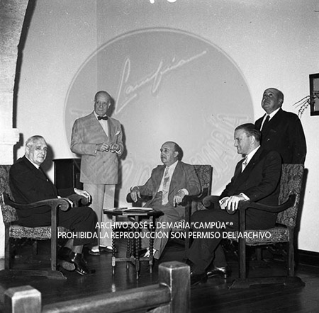 Visita del <presidente de Portugal a España, 1957