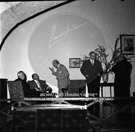 Visita del <presidente de Portugal a España, 1957