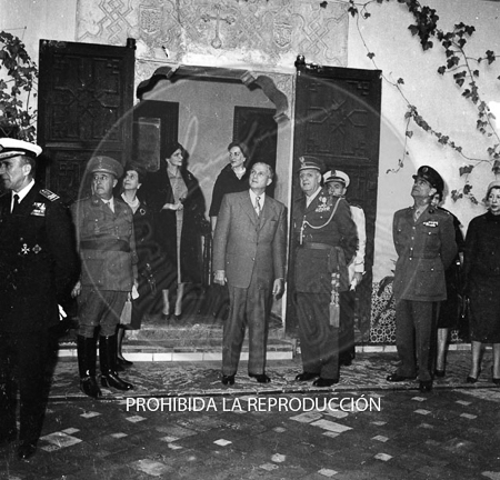 El Presidente del Libano Camile Chamoun, visita Toledo