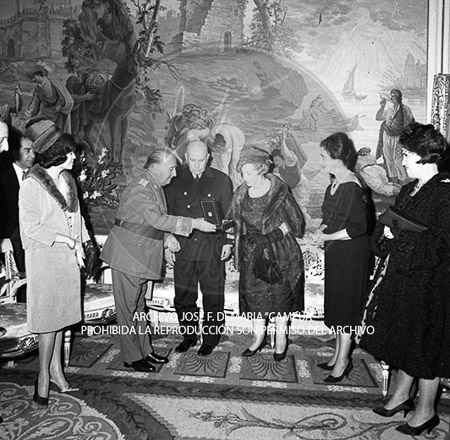 Visita del <presidente de Portugal a España, 1961