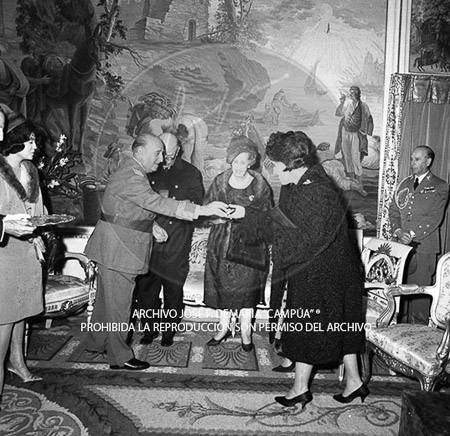 Visita del <presidente de Portugal a España, 1961