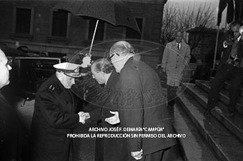 Visita del <presidente de Portugal a España, 1961