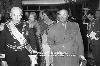 Visita del <presidente de Portugal a España, 1961