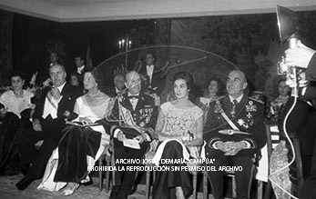 Visita del <presidente de Portugal a España, 1961