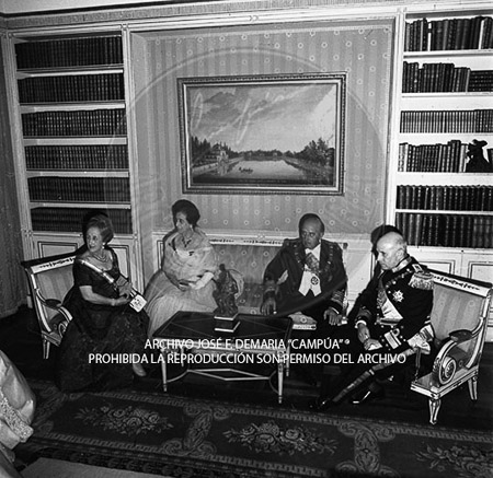 Visita del <presidente de Portugal a España, 1961