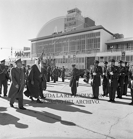 Visita del Rey Saud a España 1962