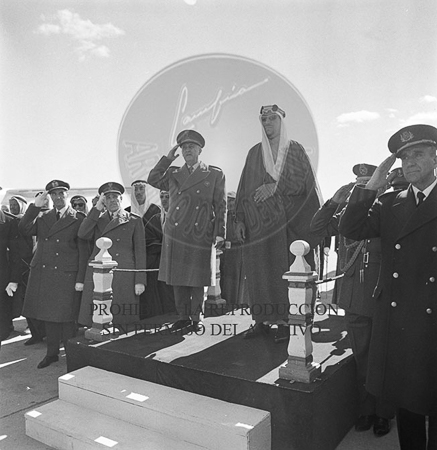 Visita del Rey Saud a España 1962