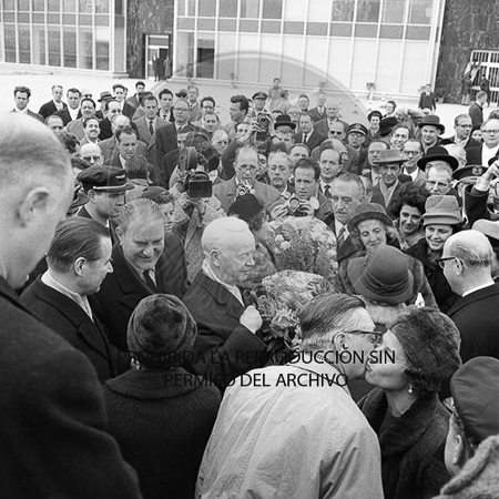 Visita de Konrad Adenauer