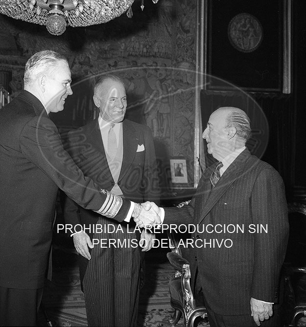 Audiencia al Vicealmirante Jefe de la VI FLota de EE.UU.