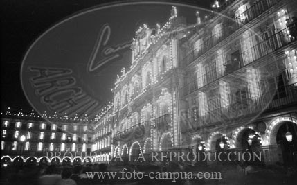 Salamanca iluminada, julio 1938