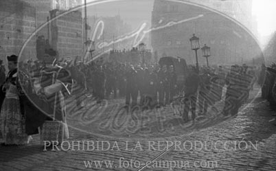 Traslado de los restos de Jose Antonio a El Escorial