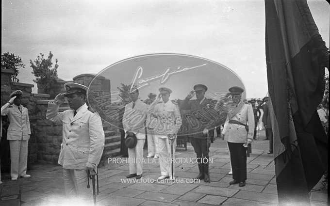 Inauguración del monumento a los Caidos del Baleares 16 junio 1941