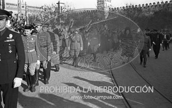 Franco visita Sevilla. 10 febrero de 1942