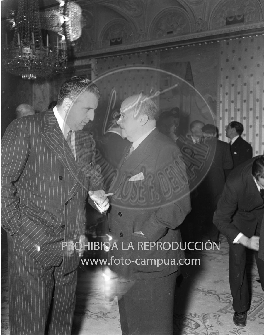 Martín Artajo con Nicolás Franco