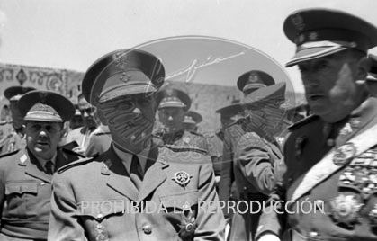 Franco en la Academia de Infanteria de Toledo