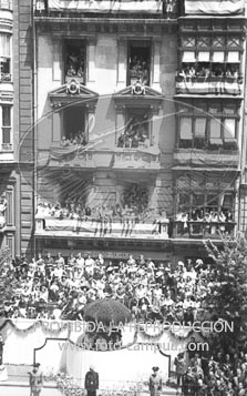 Visita de Franco a Bilbao junio 1950
