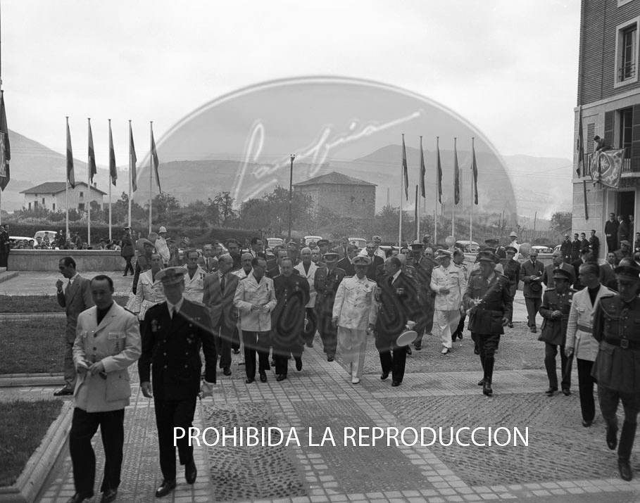 Visita de Franco a Bilbao junio 1950