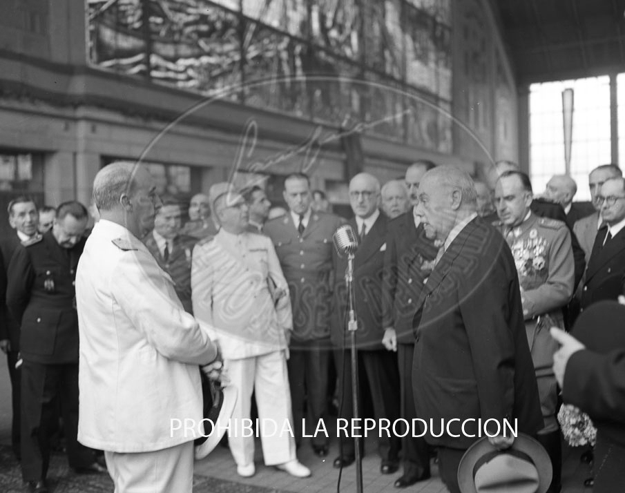 Visita de Franco a Bilbao junio 1950