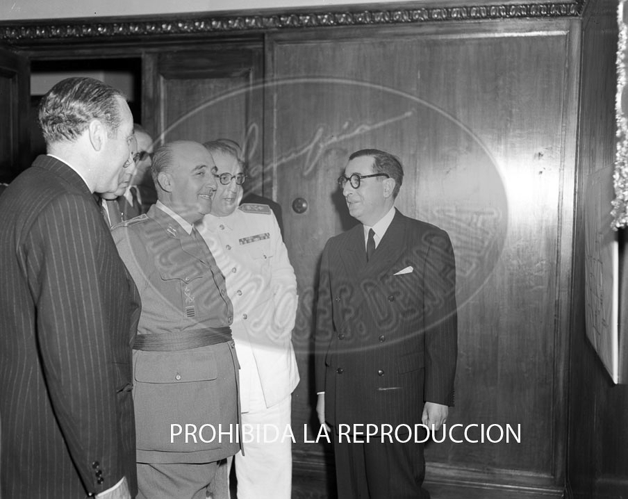 Visita de Franco a Bilbao junio 1950