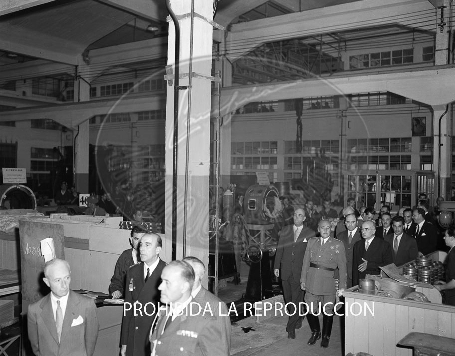 Visita de Franco a Bilbao junio 1950