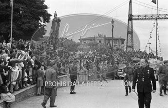Visita de Franco a Bilbao junio 1950