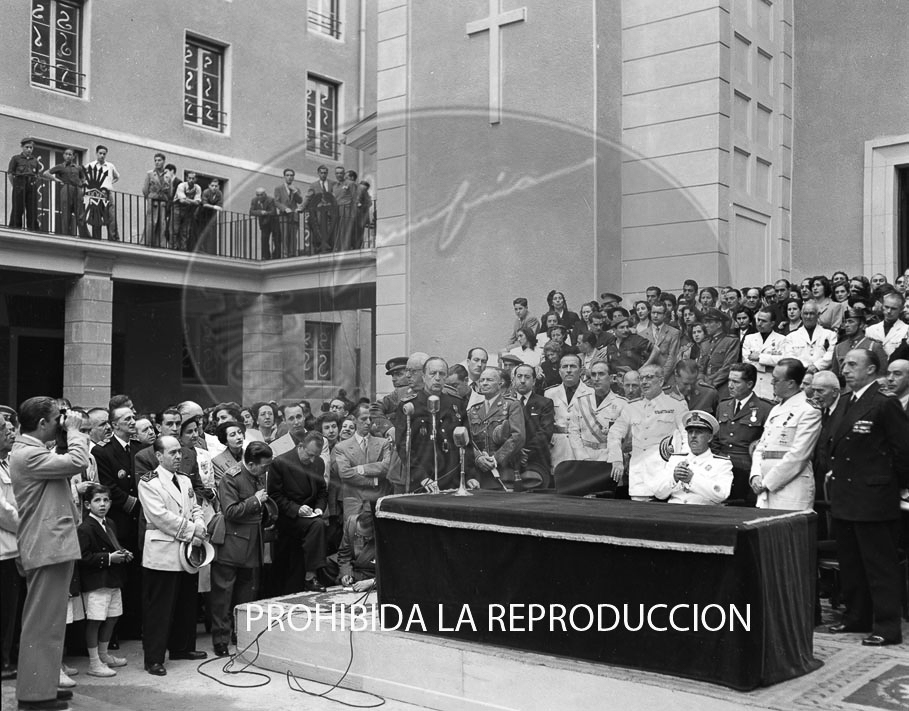 Visita de Franco a Bilbao junio 1950