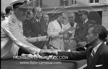 Visita de Franco a Bilbao junio 1950