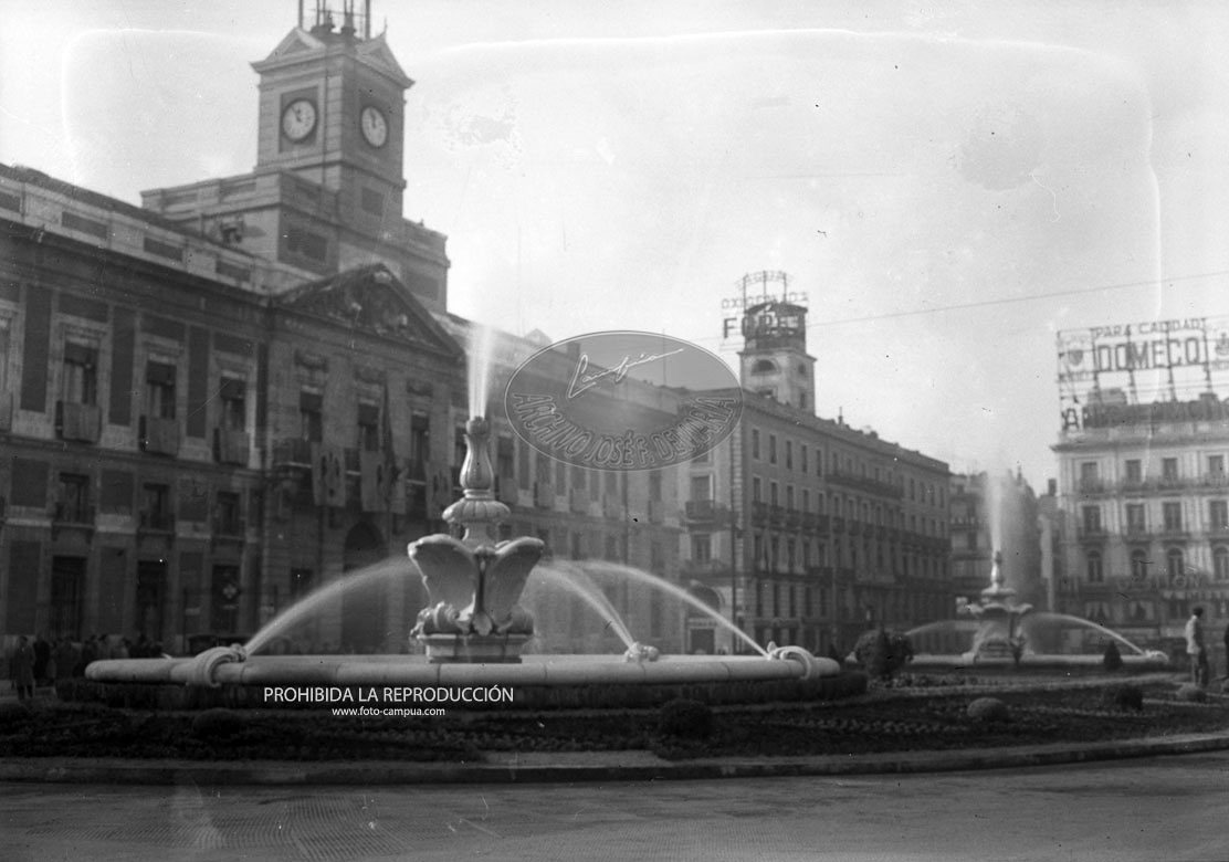Inauguración fuentes de la Puerta del Sol