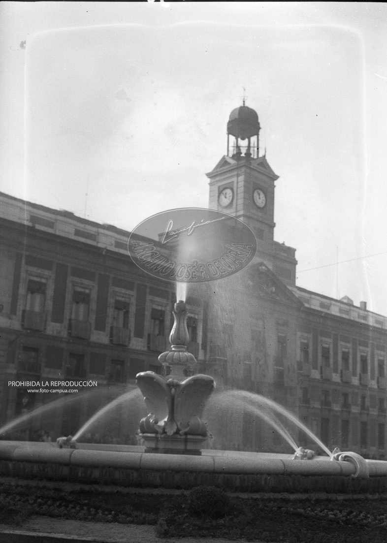 Inauguración fuentes de la Puerta del Sol
