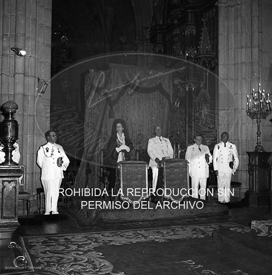 Funeral por Eva Perón en San Sebastián.