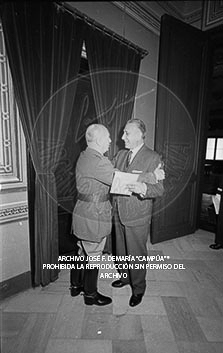 Consejo de Ministros en el Palacio de Pedralbes, mayo 1960