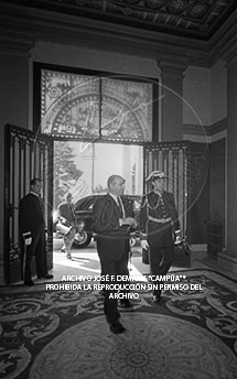 Consejo de Ministros en el Palacio de Pedralbes, mayo 1960