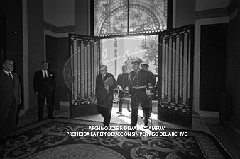 Consejo de Ministros en el Palacio de Pedralbes, mayo 1960