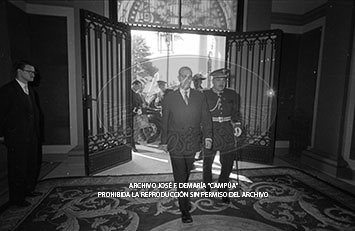 Consejo de Ministros en el Palacio de Pedralbes, mayo 1960